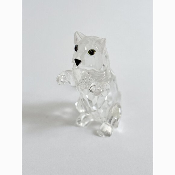 Swarovski - Vintage RETIRED Crystal Begging Kitten, "Pets Corner" (1991-1995) - Picture 4 of 9